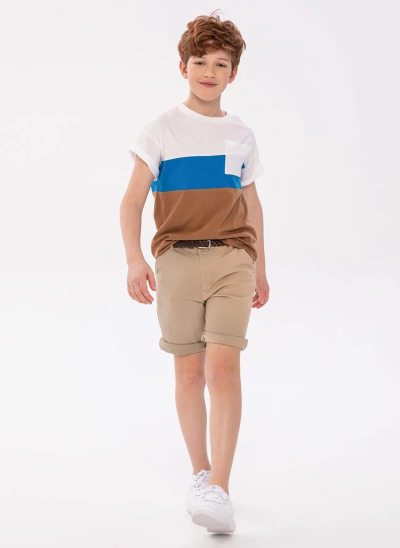 MINOTI Teen Boys Cut And Sew T-Shirt