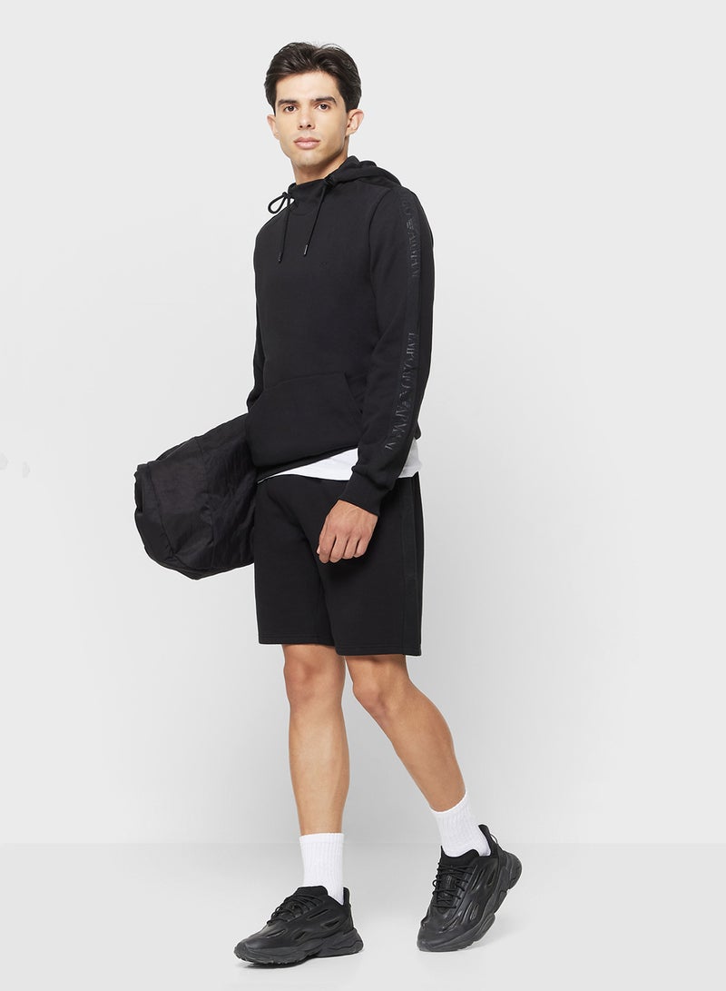 EMPORIO ARMANI Logo Drawstring Shorts - Image 2