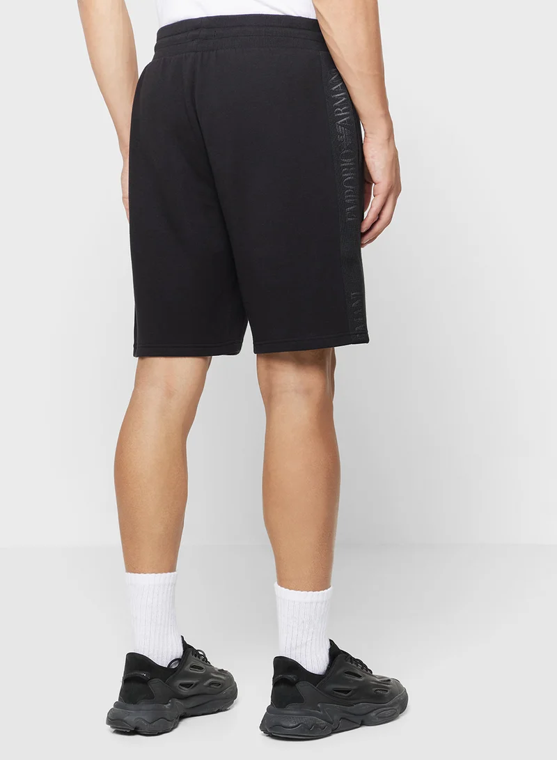 EMPORIO ARMANI Logo Drawstring Shorts