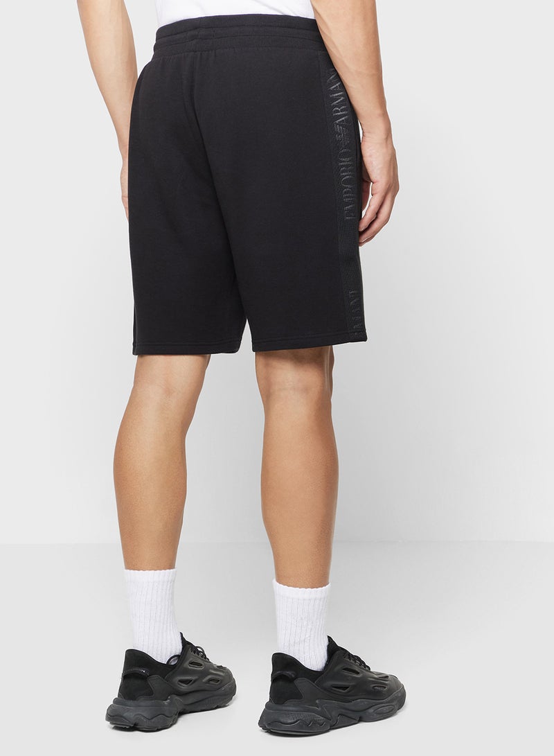 EMPORIO ARMANI Logo Drawstring Shorts - Image 3