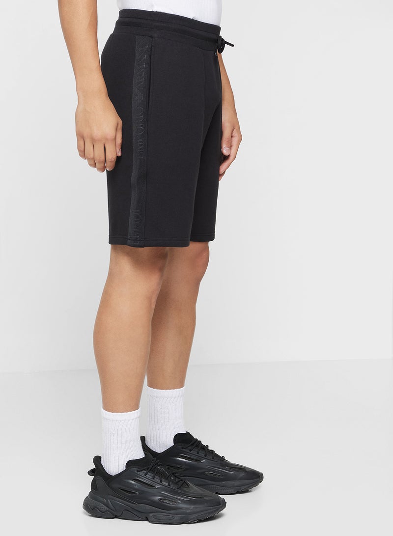 EMPORIO ARMANI Logo Drawstring Shorts - Image 1