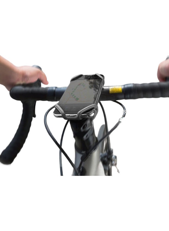 BONE Bicycle Phone Mount, Mountain And Road Bike Cycling Navigation Bracket, Shock-Absorbing, Ultra-Light, Quick-Release, Easy To Install And Fix - Image 1