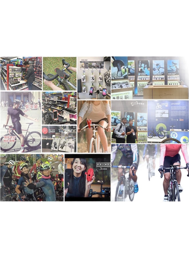 BONE Bicycle Phone Mount, Mountain And Road Bike Cycling Navigation Bracket, Shock-Absorbing, Ultra-Light, Quick-Release, Easy To Install And Fix - Image 2