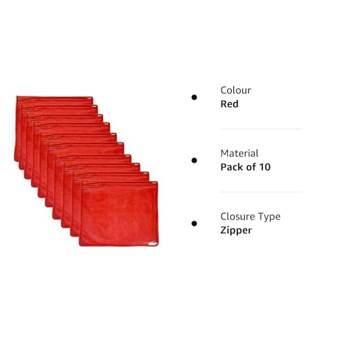 ArtLab Cover Non Woven Zipper Waterproof Single Packing Saree Cover | Dress Cover (Pack of 10) - Image 5