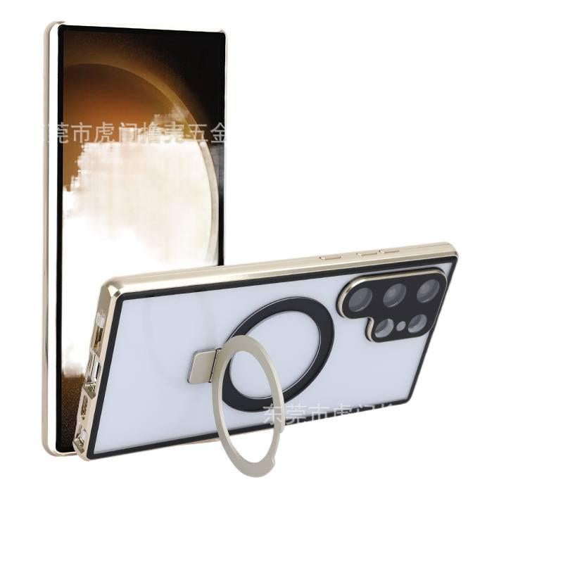 غطاء MagSafe | ذهبي شامبانيا | مقاوم للصدمات لـ Samsung Galaxy S21 - Image 1