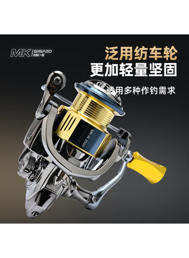 Grsaed Mk-iii 1000 Spinning Reel Metal Spool Fishing Reel Freshwater And Saler Universal Reel Long Casting Micro Fishing Reel - Image 3