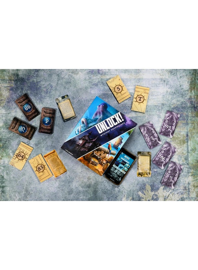 Space Cowboys UNLOCK! Mystery Adventures Card Game - Escape Room-Inspired Cooperative Adventure, Fun Family Game for Kids and Adults, Ages 10+, 1-6 Players, 1 Hour Playtime, Made by Space Cowboys - Image 2