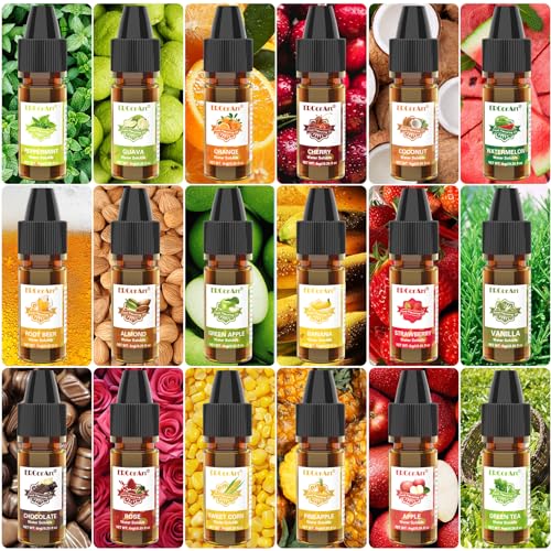 ERCorArt Food Flavoring Oil  Concentrated Candy Flavors 36 Liquid Lip Gloss Flavoring Oil Cotton Candy Pineapple Strawberry Flavor Oil for Baking Cooking Slime Making Drinks  025 Fl Oz - Image 5