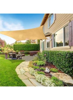 MIXDE Sunshade Net Outdoor, Anti-UV Sunblock Shade Cloth Mesh with Grommets, Weatherproof UV Protection Balcony Safety Privacy Net Garden Yard Fence Netting for Backyard Plants Garage Greenhouse (3*5m)  - Image 4