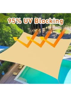MIXDE Sunshade Net Outdoor, Anti-UV Sunblock Shade Cloth Mesh with Grommets, Weatherproof UV Protection Balcony Safety Privacy Net Garden Yard Fence Netting for Backyard Plants Garage Greenhouse (3*5m)  - Image 5