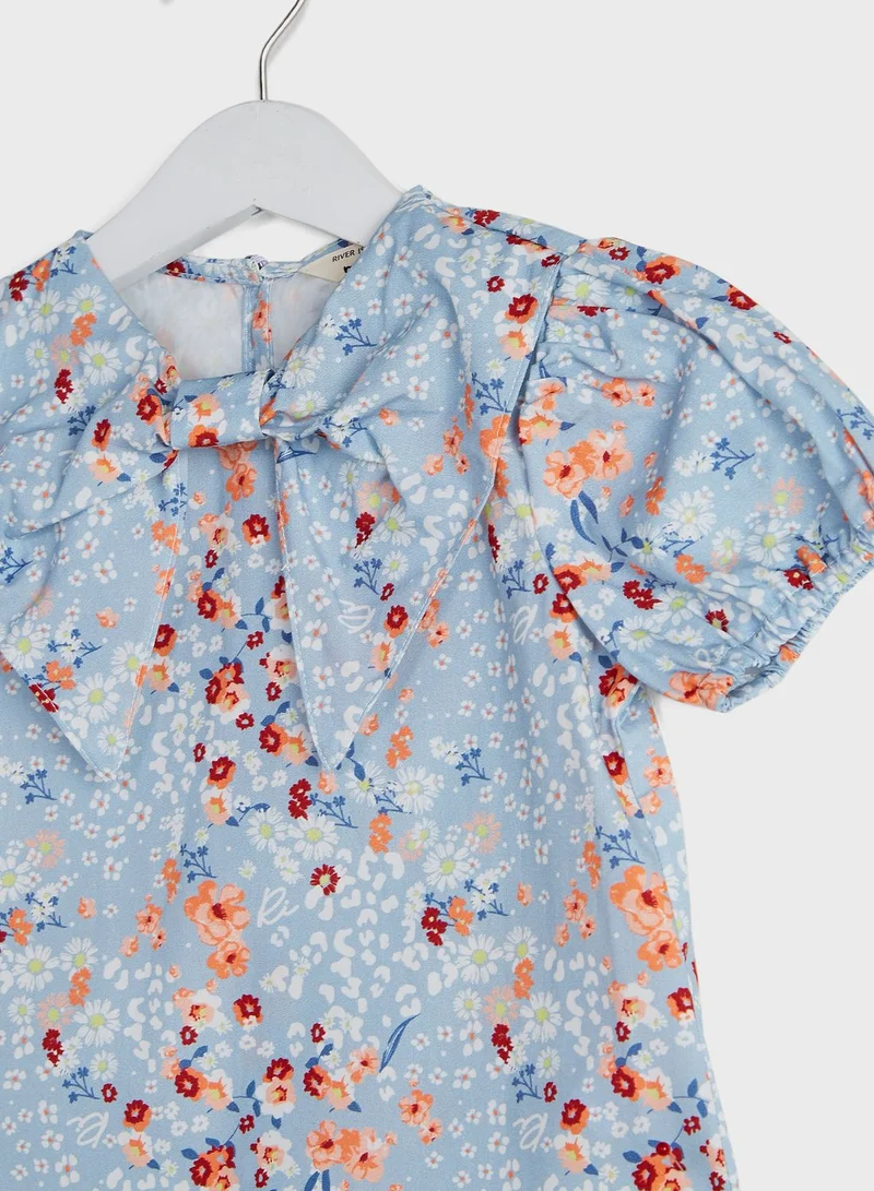 RIVER ISLAND Infant Bryony Print T-Shirt + Leggings Set