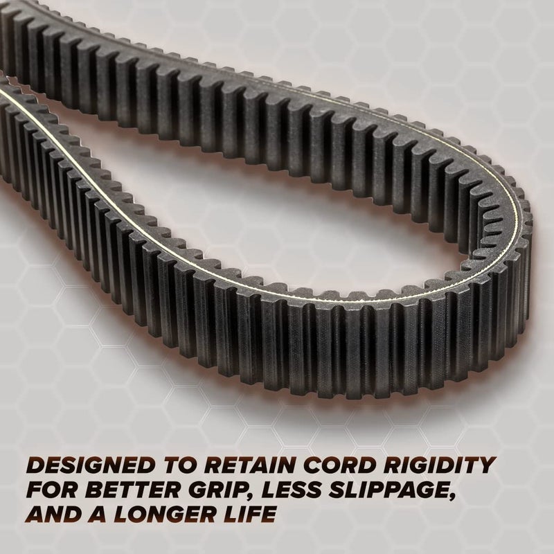 SuperATV Heavy-Duty World's Best CVT Drive Belt for Can-Am Maverick X3 (2017-2020+) | Aramid Fiber & High Strength Rubber - Image 2