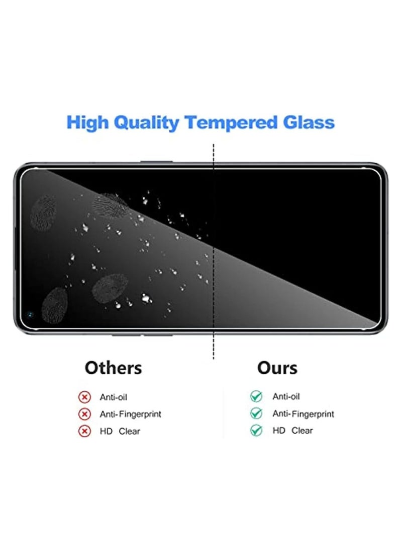 General - 2+2 Pack Tempered Glass Compatible with OPPO Reno 8 Pro 5G Screen Protector Lens Protector Anti-Scratch Bubble Free 9H Hardness HD - Image 1