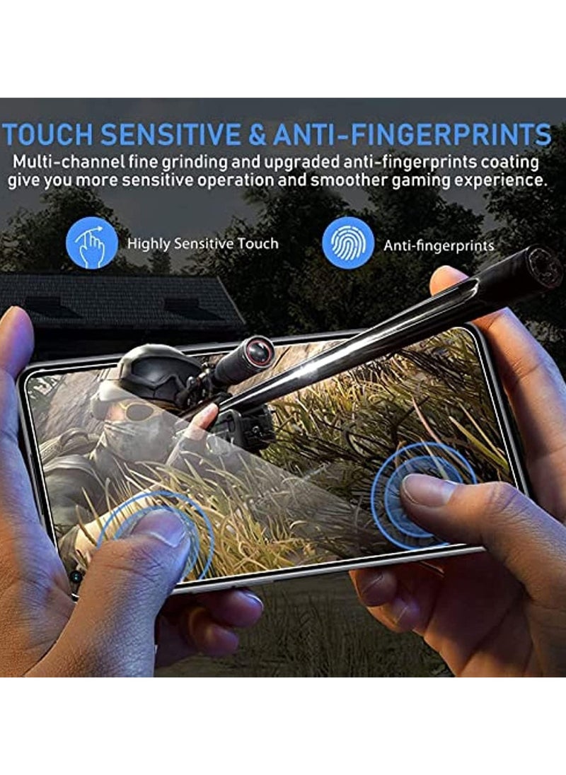 General - 2+2 Pack Tempered Glass Compatible with OPPO Reno 8 Pro 5G Screen Protector Lens Protector Anti-Scratch Bubble Free 9H Hardness HD - Image 1