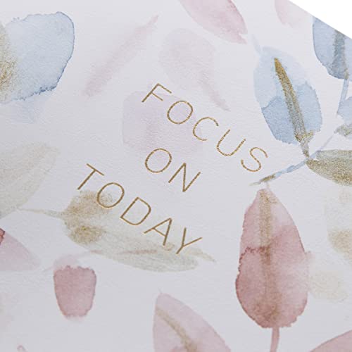 Graphique Vegan Leather Spiral Journal - Focus Design - 192 Lined Pages - Perfect for Taking Notes, Lists and More (8" x 10") - Image 2