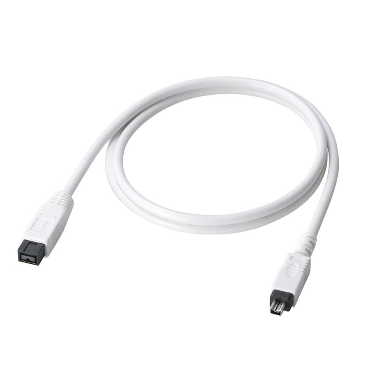 ELECOM erekomu IEEE1394b FireWire800 Cable 9pin – 4pin 1.0 m White ie – 941wh - Image 4