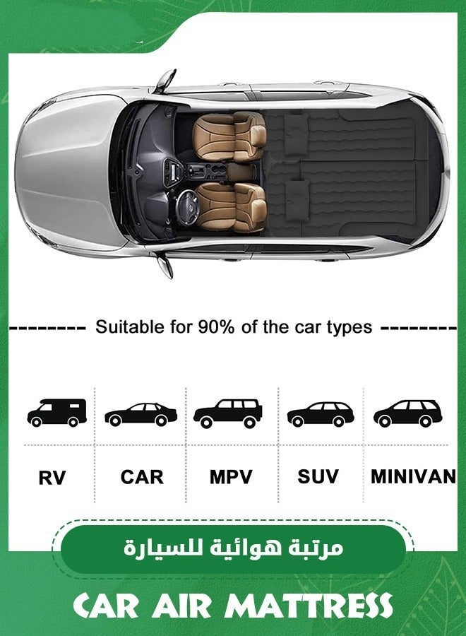 Arabest 3 in 1 SUV Air Mattress, Car Mattress with Electric Air Pump, Twin Air Mattress, Inflatable Mattress, Blow Up Mattress, Air Mattress Twin, Car Bed Camping Bed for SUV MPV RV for Camping and Travels - Image 2