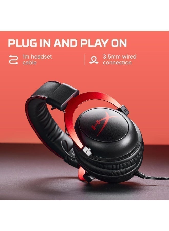 HYPERX Cloud II Wired Gaming Headset for PC & PS4 & Xbox One Nintendo Switch - Red