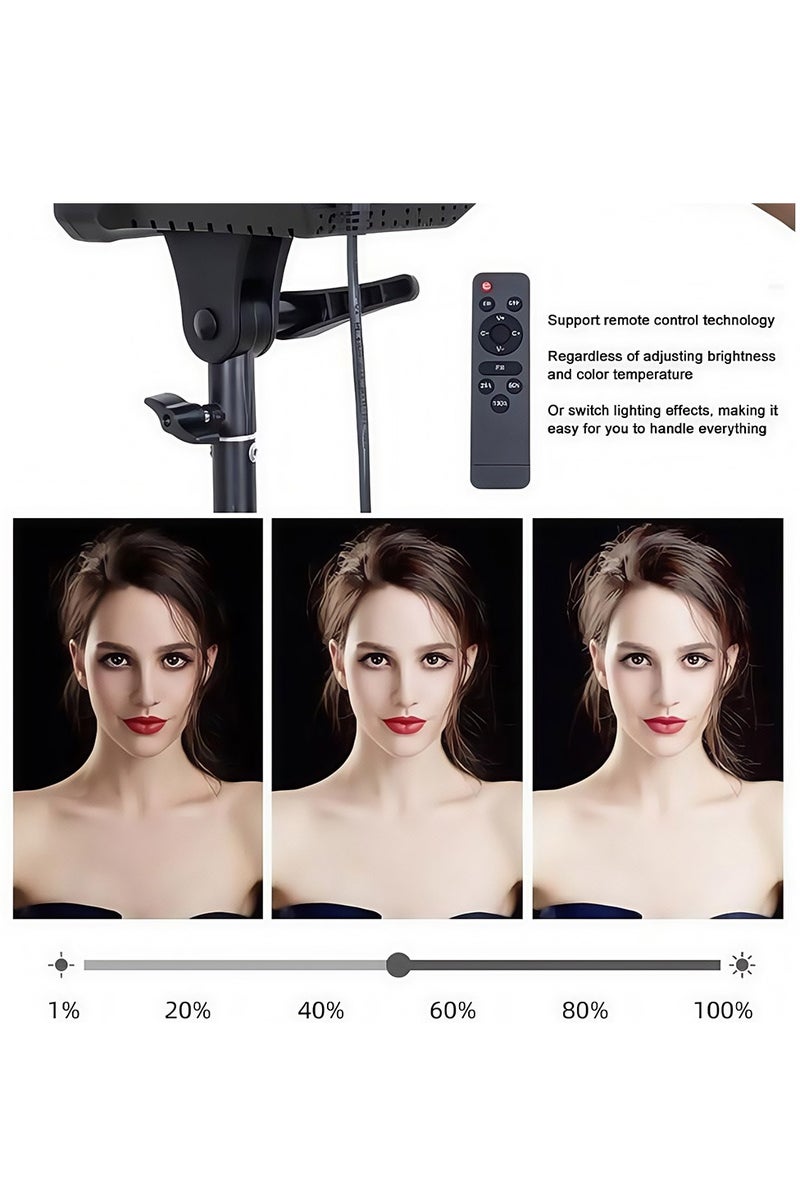 Glanfen 120W COB LED Video Light with Remote Control - Bowens Mount Continuous Output Lighting, Bi-Color Temperature 2700K-6500K CRI84 & 8 Effects for Studio/Outdoor Photography/Video Recording - Image 3