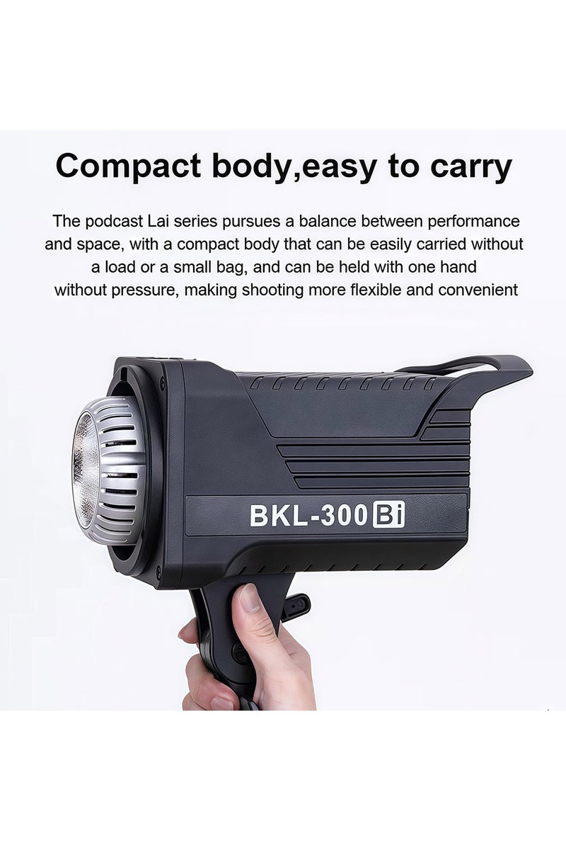 Glanfen 120W COB LED Video Light with Remote Control - Bowens Mount Continuous Output Lighting, Bi-Color Temperature 2700K-6500K CRI84 & 8 Effects for Studio/Outdoor Photography/Video Recording - Image 5