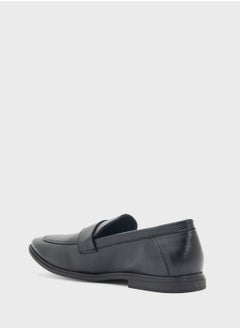 Robert Wood Buckle Detail Formal Slip Ons  - Image 2