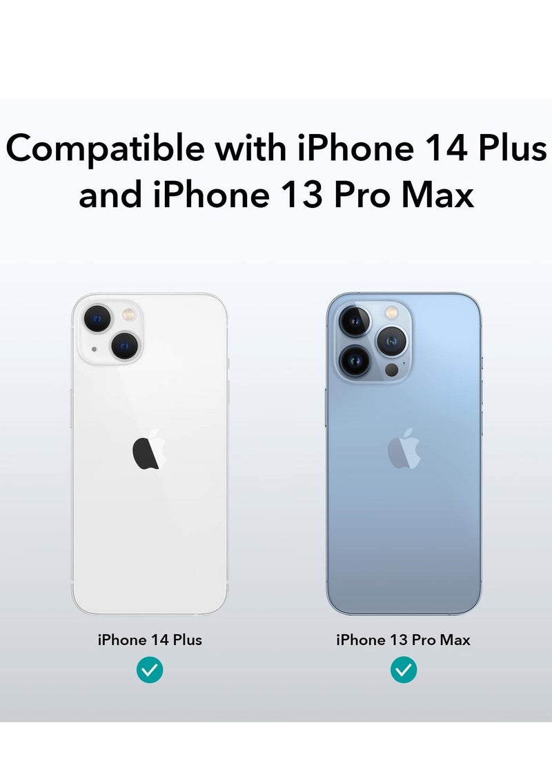 BORTONY Pack of 2 iPhone 14 Plus /13 Pro Max Privacy Screen Protector 9H Anti Spy Dark Film Guard Case Friendly Bubble Free Tempered Glass for Apple iPhone 14Plus/13 Pro Max 6.7 Inch 2022  - Image 2