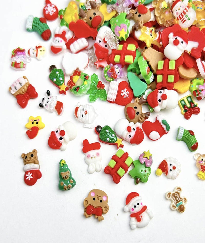 Zbdroxygen 40pcs Miniature Christmas Decor, Christmas Miniature Toys for Decoration, Mini Garden Decorations, DIY Craft Activities, Holiday Gifting, Home Party Games - Image 4