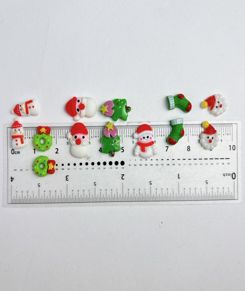 Zbdroxygen 40pcs Miniature Christmas Decor, Christmas Miniature Toys for Decoration, Mini Garden Decorations, DIY Craft Activities, Holiday Gifting, Home Party Games - Image 2