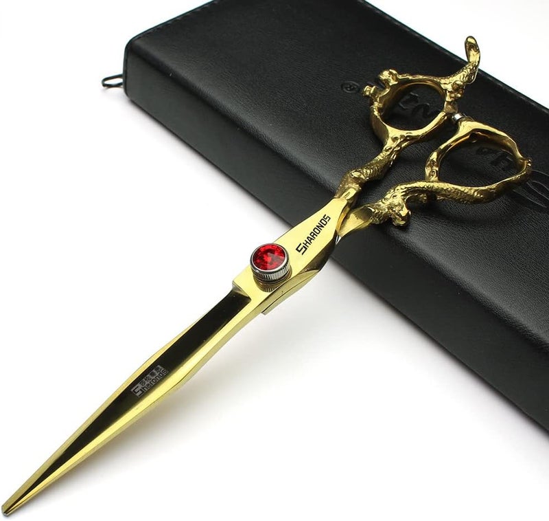 SHARONDS 7 75 89 Professional Hairdressing Scissors Barber Salon Hair Cutting Dragon Shears Large 7 inchB