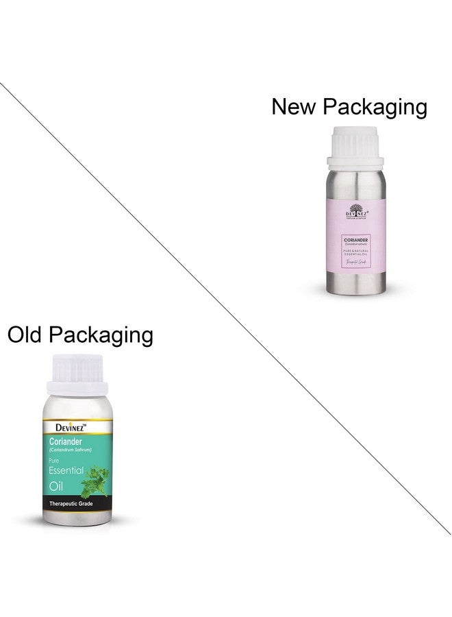 Devinez Coriander Essential Oil, 100% Pure, Natural & Undiluted, 100ml in Anodized Aluminum Bottle - Image 2