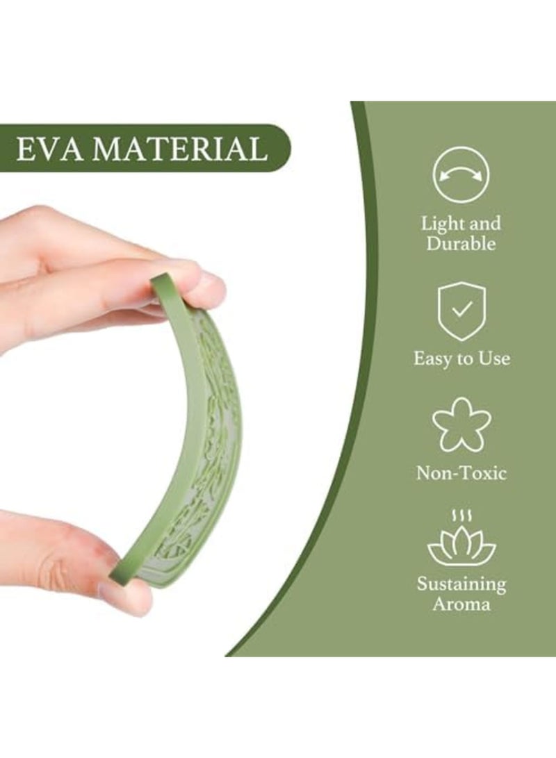 SYOSI 2 Pack Car Air Freshener with White Tea Scent, Long-Lasting Sachets for Closet, Drawer, and Car, Includes Mirror Hanging Freshener and Accessories, Ideal for Cars, Bedrooms, and Storage Spaces - Image 4