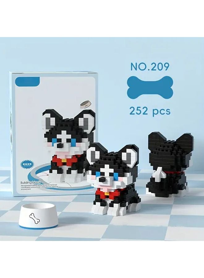 K209Huskies Cute Puppy DIY Toy Holiday Birthday Christmas Decoration Kit - Image 1