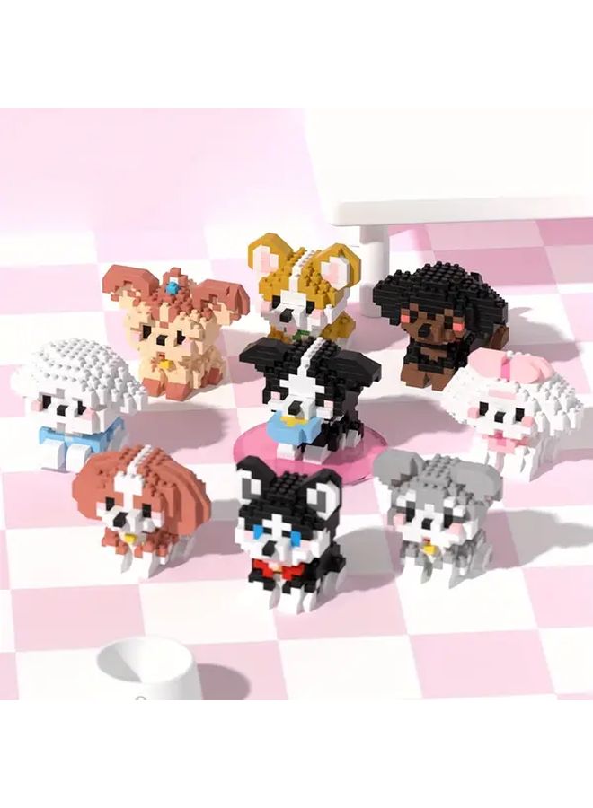 K209Huskies Cute Puppy DIY Toy Holiday Birthday Christmas Decoration Kit - Image 2