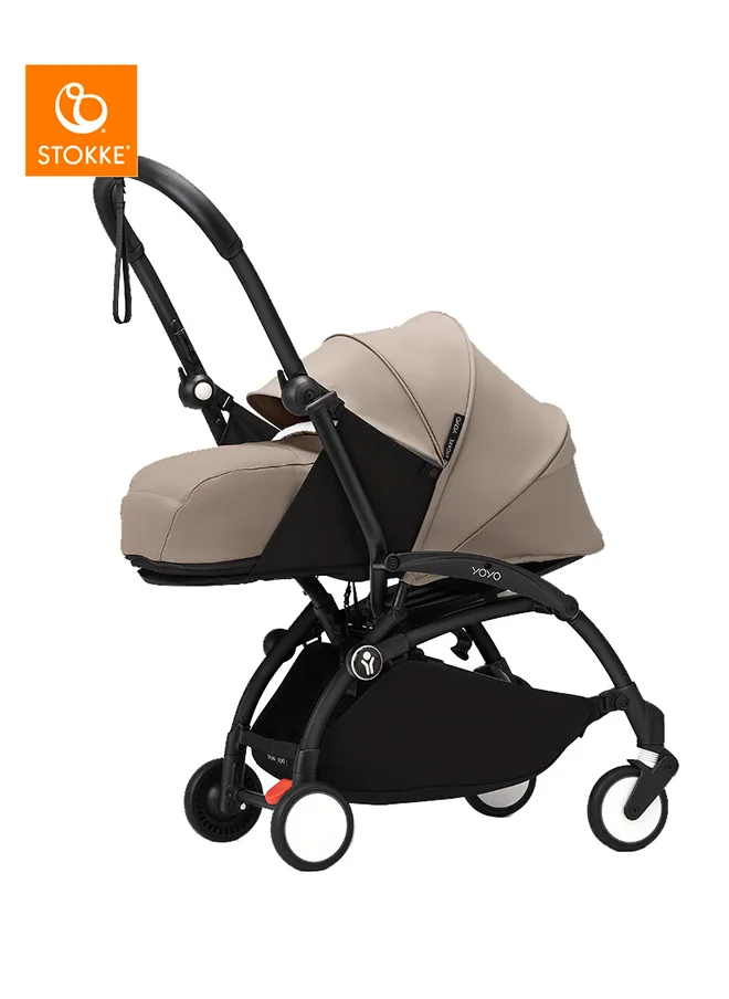 ستوك YOYO3 Black Frame With 0+ Newborn Pack Taupe