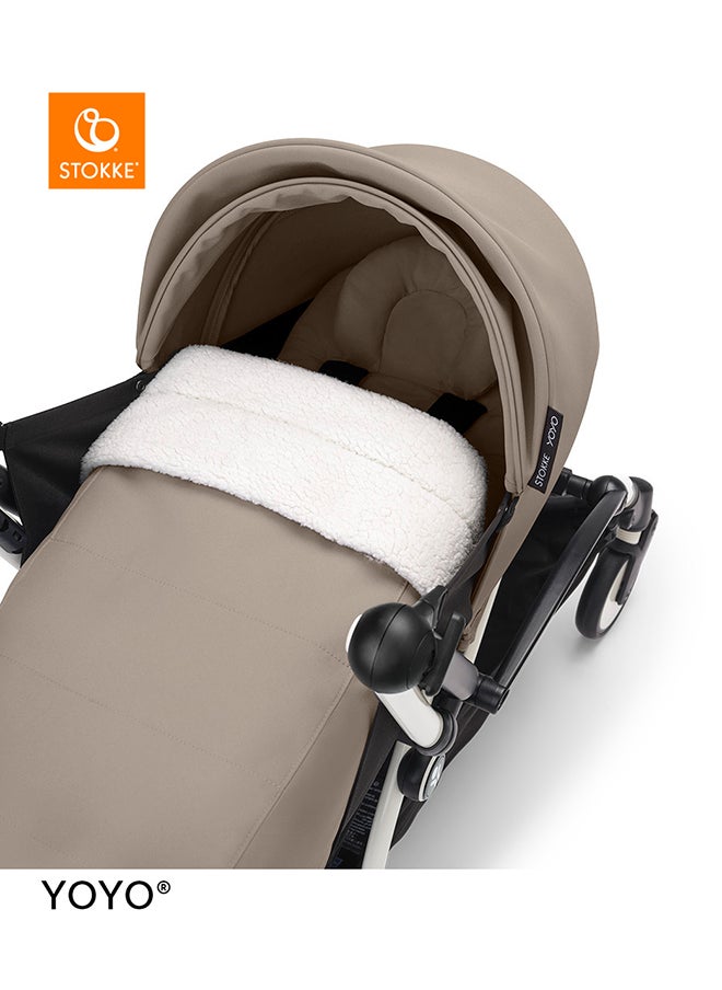 STOKKE YOYO3 Black Frame With 0+ Newborn Pack Taupe  - Image 4