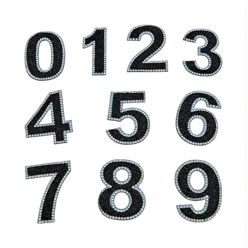 Ultra Light Thin Number Patches Iron On Portable for Travel - Image 1