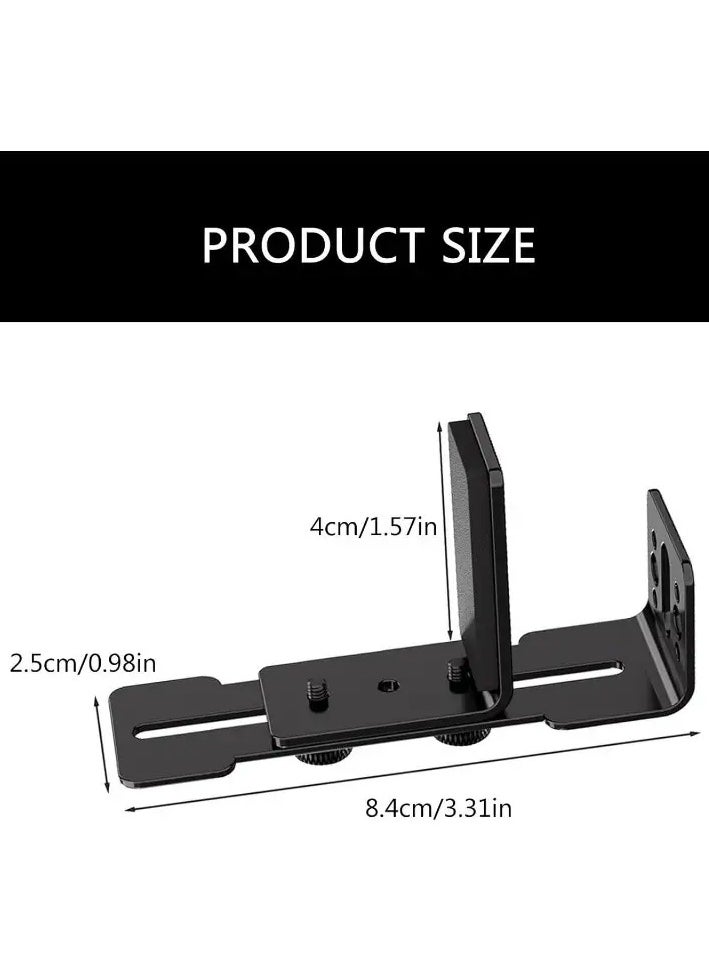 Aluminum alloy GPU bracket holder, support height 6mm (0.24 inches) -96mm, adjustable height support base design, anodized aluminum, GPU sag bracket, GPU holder, with installation package and silicon pad included