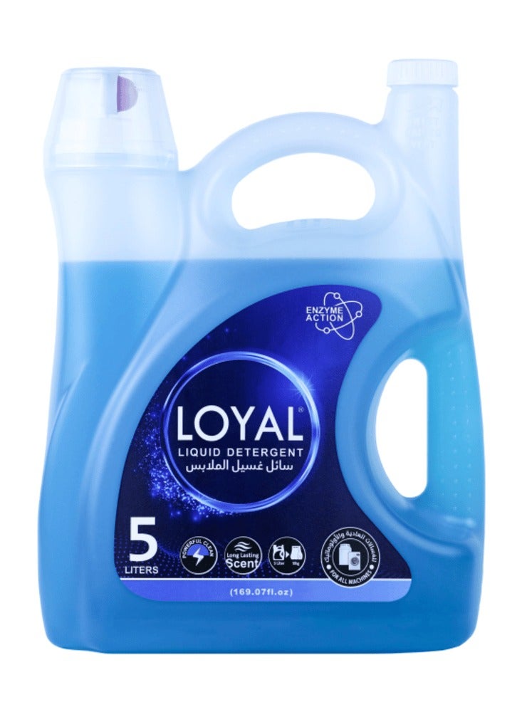 loyal منظف سائل مع عمل إنزيمي حتى 100 غسلة - 5 لترات