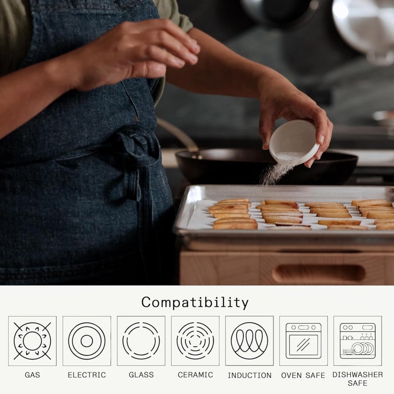 Madein Made In Cookware - Quarter Non Stick Sheet Pan - 3004 Aluminum - Professional Bakeware - Image 4