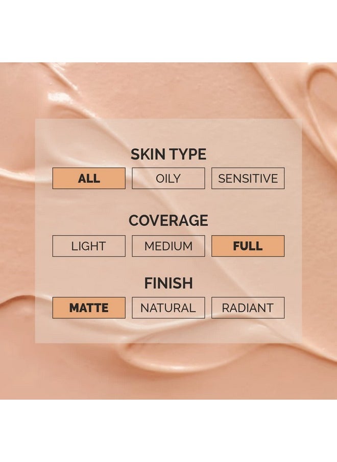 VERYMISS Hd Professional Liquid Foundation | Enriched With Vitamin E | Waterproof | Non- Sticky | Coconut Water Extract | Matte Creamy Texture | Light Weight | 25 Ml | 140 Mellow Caramel  - Image 3