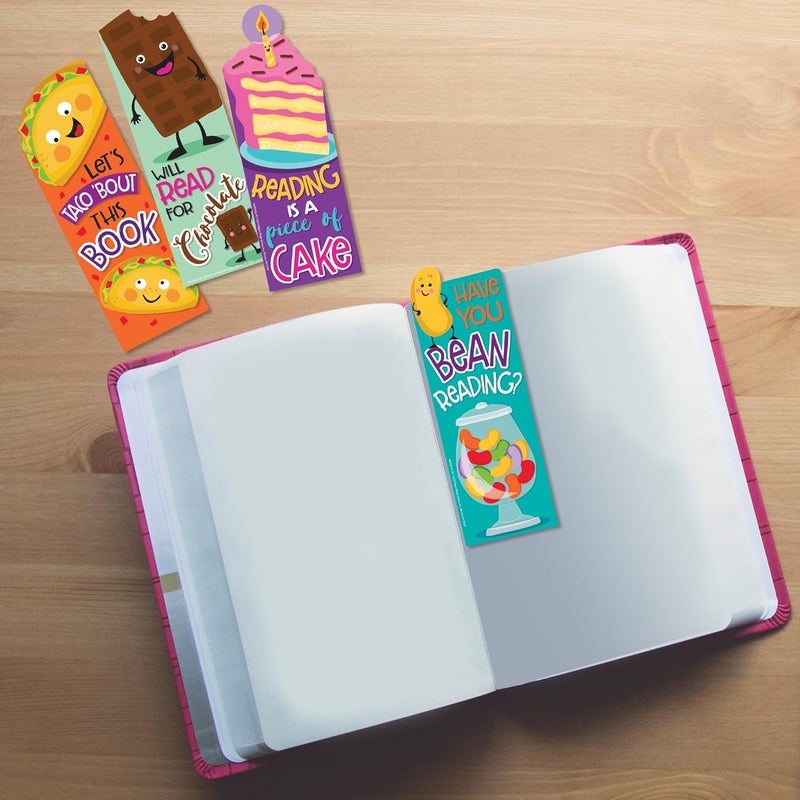 EUREKA 24 Piece Scratch-and-Sniff Jelly Bean Scented Bookmarks