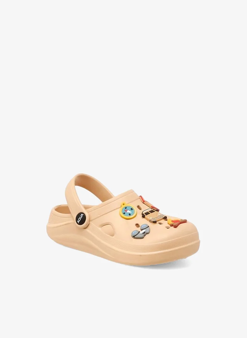 Aqua Boys Jibbitz Accent Clogs