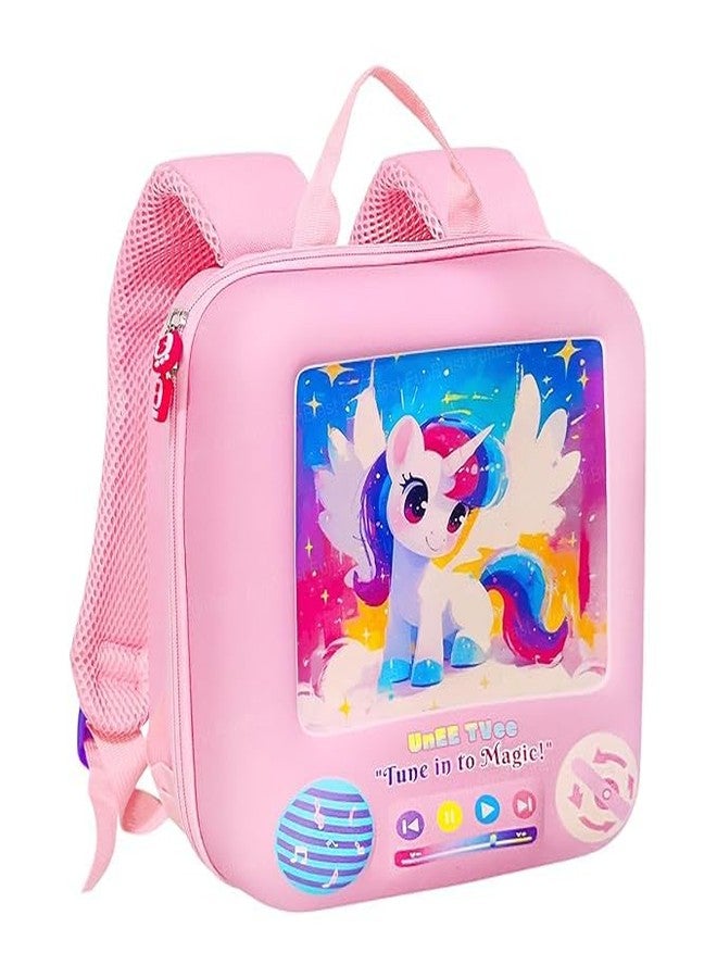 Space Enterprises Bagpack for Kids - Unicorn Bag for Pre-Schoolers Kids, Small Picnic Bag for Baby with, Boys, Girls, Lightweight Miniature Bags for 2 to 5 Years Toddlers - (Multicolor) - Image 1