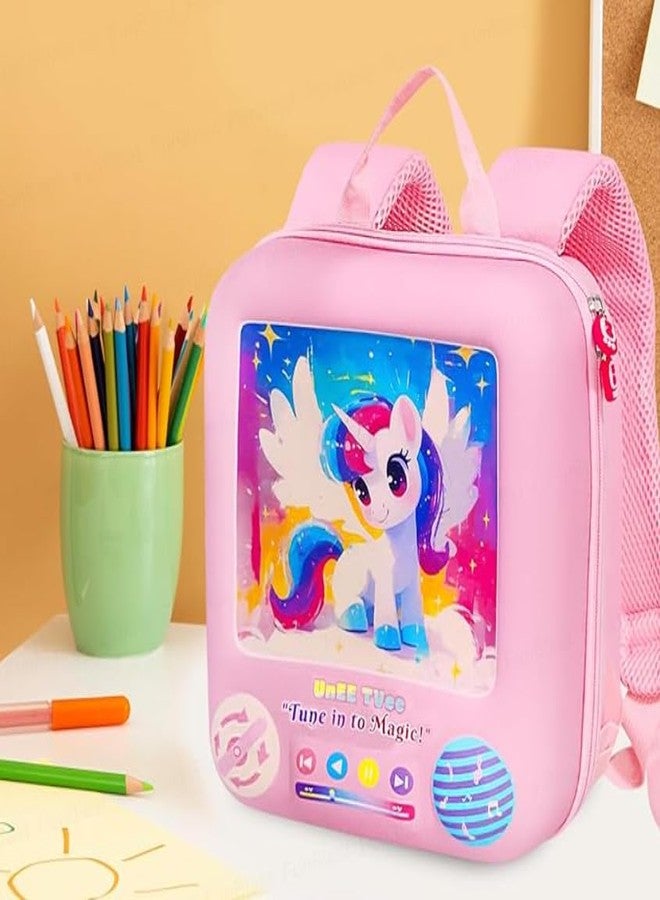 Space Enterprises Bagpack for Kids - Unicorn Bag for Pre-Schoolers Kids, Small Picnic Bag for Baby with, Boys, Girls, Lightweight Miniature Bags for 2 to 5 Years Toddlers - (Multicolor) - Image 5
