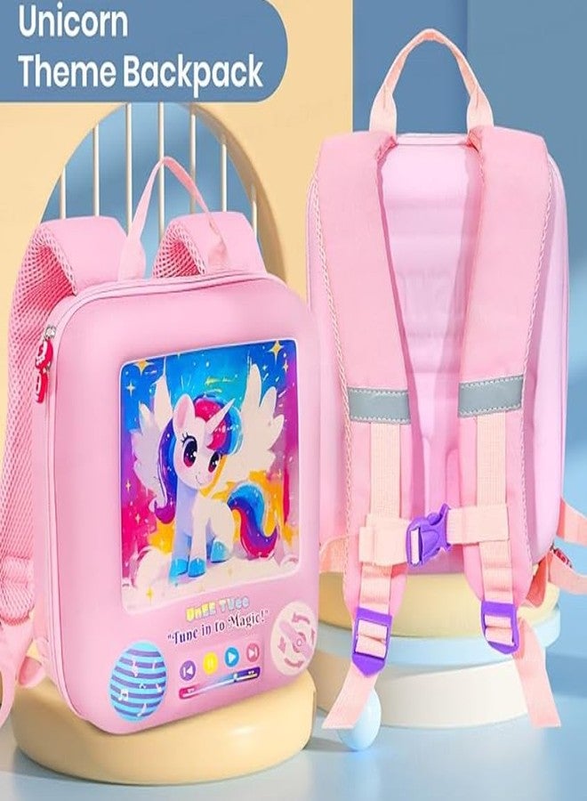 Space Enterprises Bagpack for Kids - Unicorn Bag for Pre-Schoolers Kids, Small Picnic Bag for Baby with, Boys, Girls, Lightweight Miniature Bags for 2 to 5 Years Toddlers - (Multicolor) - Image 4