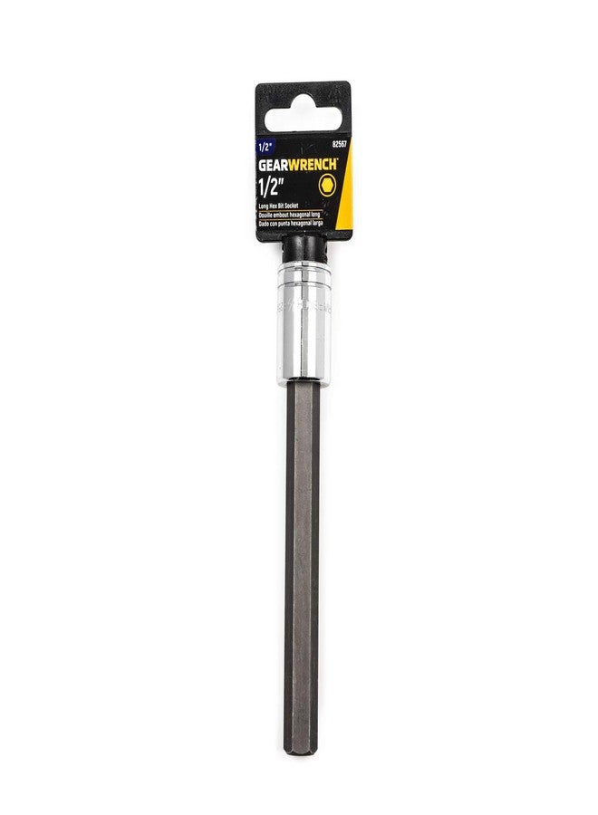 GEARWRENCH 1/2" Drive Long Length Hex Bit Socket, 1/2" - 82567 - Image 4