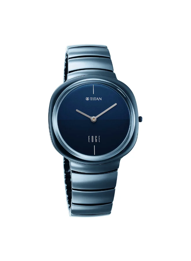 تيتان Unisex's Ceramic Analog Watch 1841QC04 - 38 mm