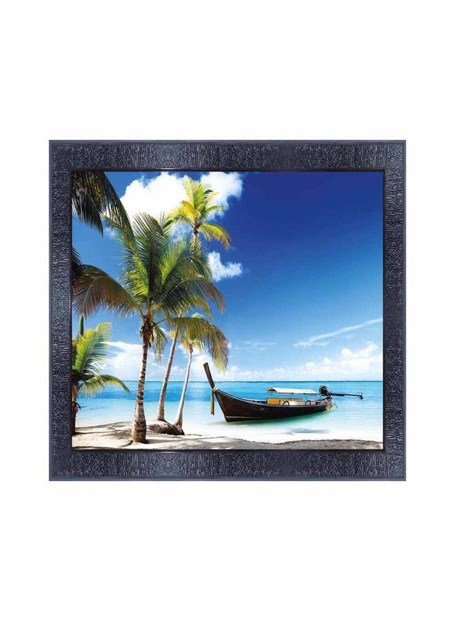 pnf Poster And Frames Natural Landscape Scenery Wooden Photo Frame With Acrylic Sheet | Living, Bedroom | Home Decoration | Best Gifting Option (10 * 14inch,Multicolour,Synthetic) 1696 - Image 1