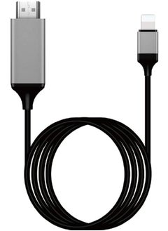 MFi Certified】 Lightning to HDMI Adapter for Phone to TV Compatible with iPhone 14/13/12/11/X/8/ iPad Sync Screen Connector Directly Connect on HDTV/Monitor/Projector NO Need Power Supply
