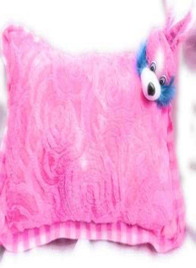 Naturex Pillow Cushions Rabbit for Kids and Baby Pink 28 cm (Packof_2) - Image 1